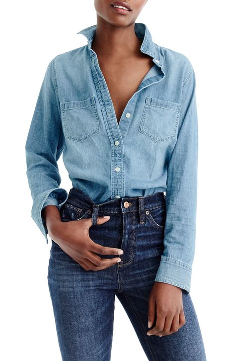 Why Chambray Shirts are the Perfect Choice for Petites