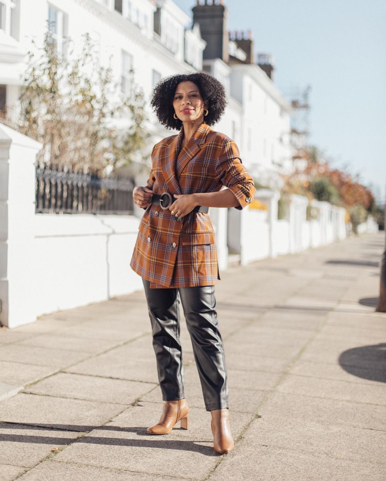 Plaid Is Back: Incorporating Fall Prints Into Your Petite Office Looks