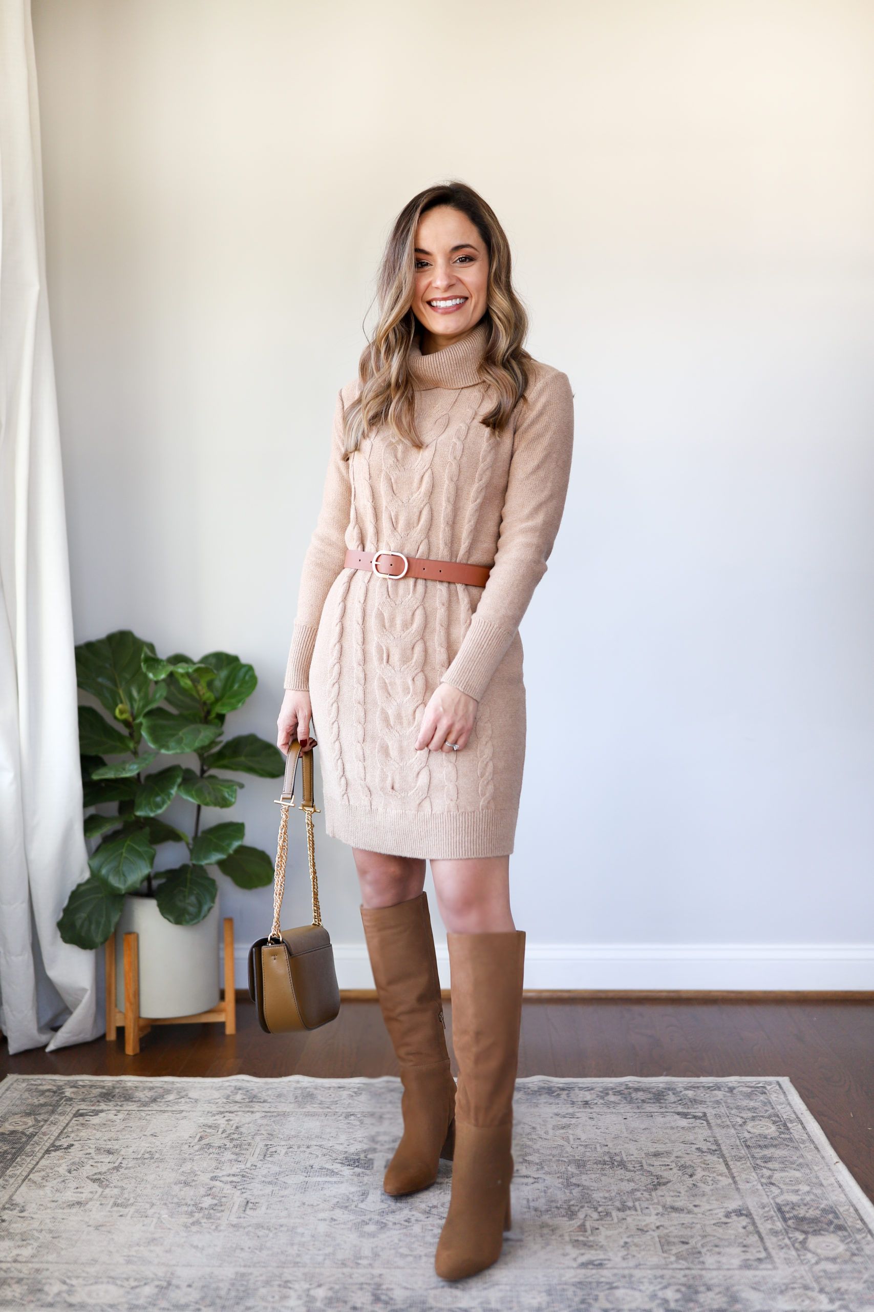 From Dressy to Casual: How to Style a Sweater Dress as a Petite